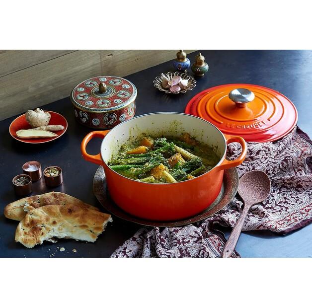 Чугунная жаровня Le Creuset Signature круглая 24 см красная 4,2 л (21177240902430)