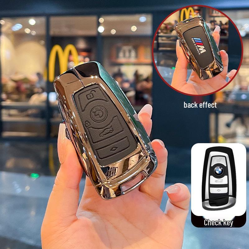 Compatible BMW Key Covers for X1/X2/X3/X4/X5/X6, 7/5/3 Series, Blade i3, and 525/325/530li Models