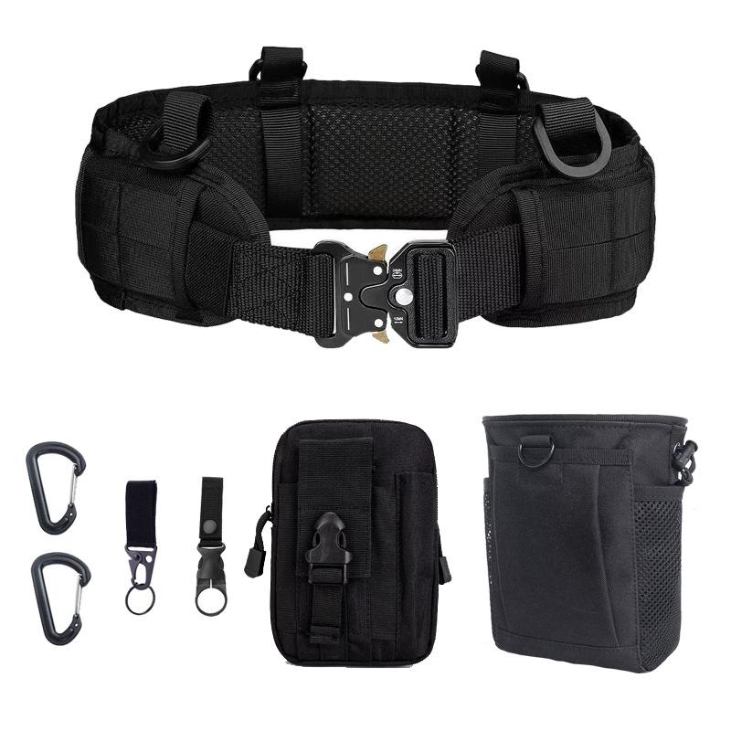 Tactical Outdoor Multifunction Waistband with Molle Accessories for CS Competitions
