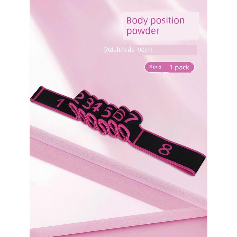 

Йога Эластичный Пояс Открытые Плечи Подтягивающий Спину Эластичный Пояс Цифровой Сегментированный Йога Фитнес Танец Специальный Женский Эластичный Ремень Rose red -1 pack [8 digital 90*4cm]]