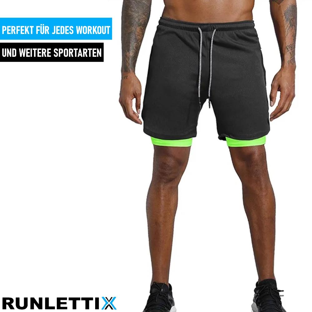 RUNLETTIX Sports Pants Running Pants Running Shorts Training Shorts Men with Pocket