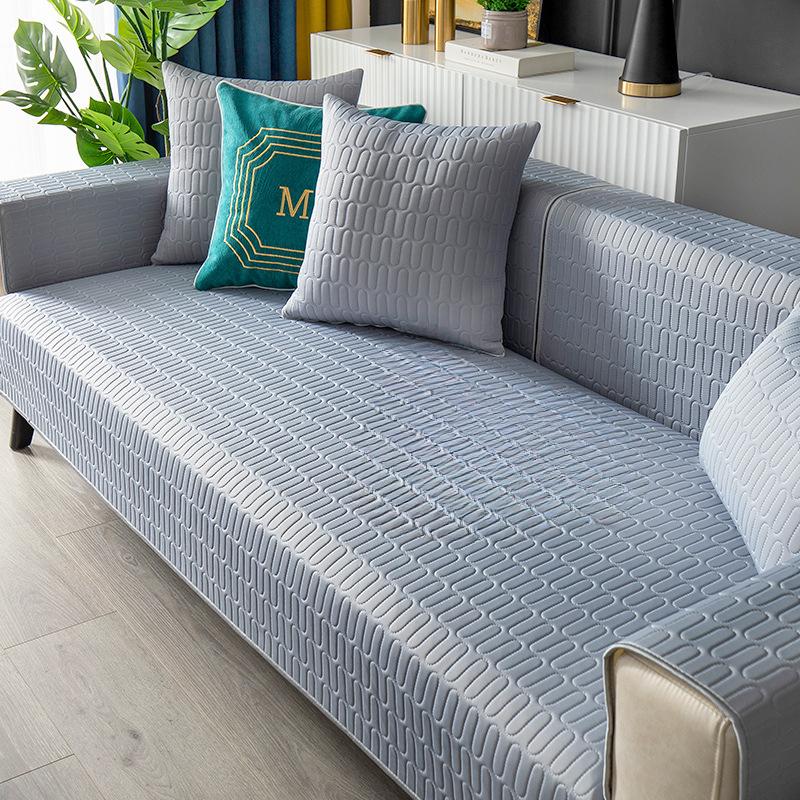 

Латексная подушка для дивана из ледяного шелка, летняя полная ткань, Нескользящий бамбуковый коврик, подушка, чехол для дивана, универсальный чехол для дивана на четыре сезона, универсальный ротанг 70*70