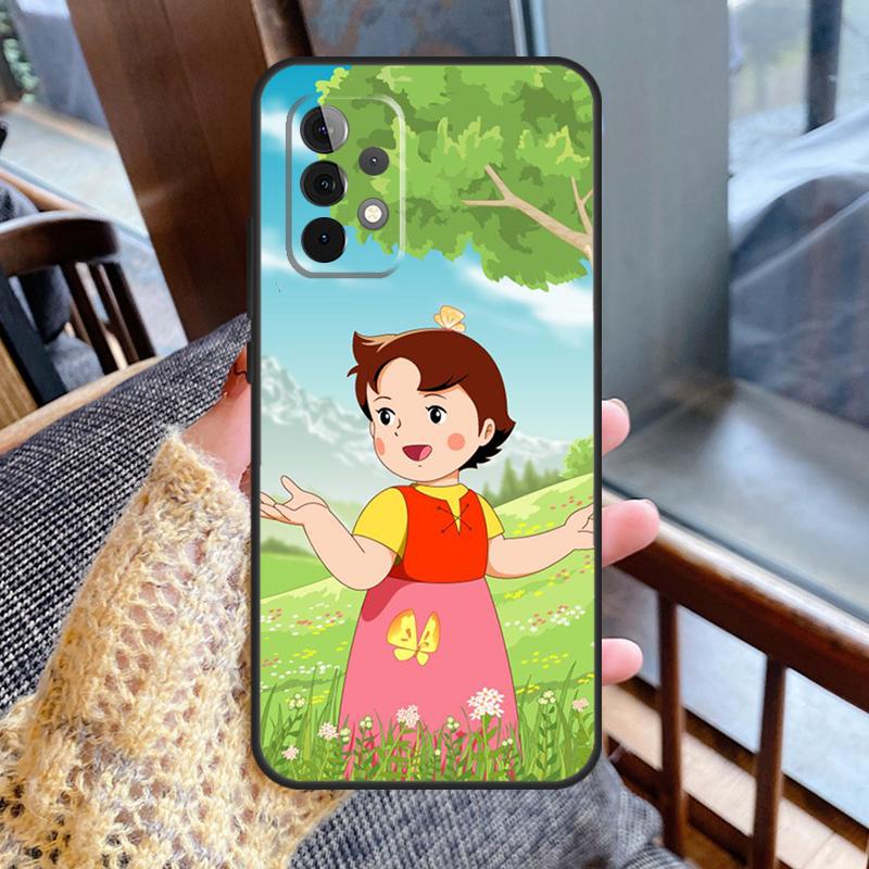 Heidi Cartoon Case For Samsung Galaxy A52 A32 A12 A13 A33 A53 A52S A50 A51 A71 A14 A34 A54 Back Cover