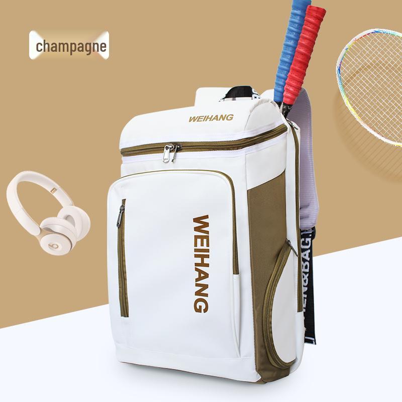 2025 Вместительный двухлямочный рюкзак для бадминтона и тенниса для взрослых мужчин и женщин - Профессиональная сумка для активного отдыха