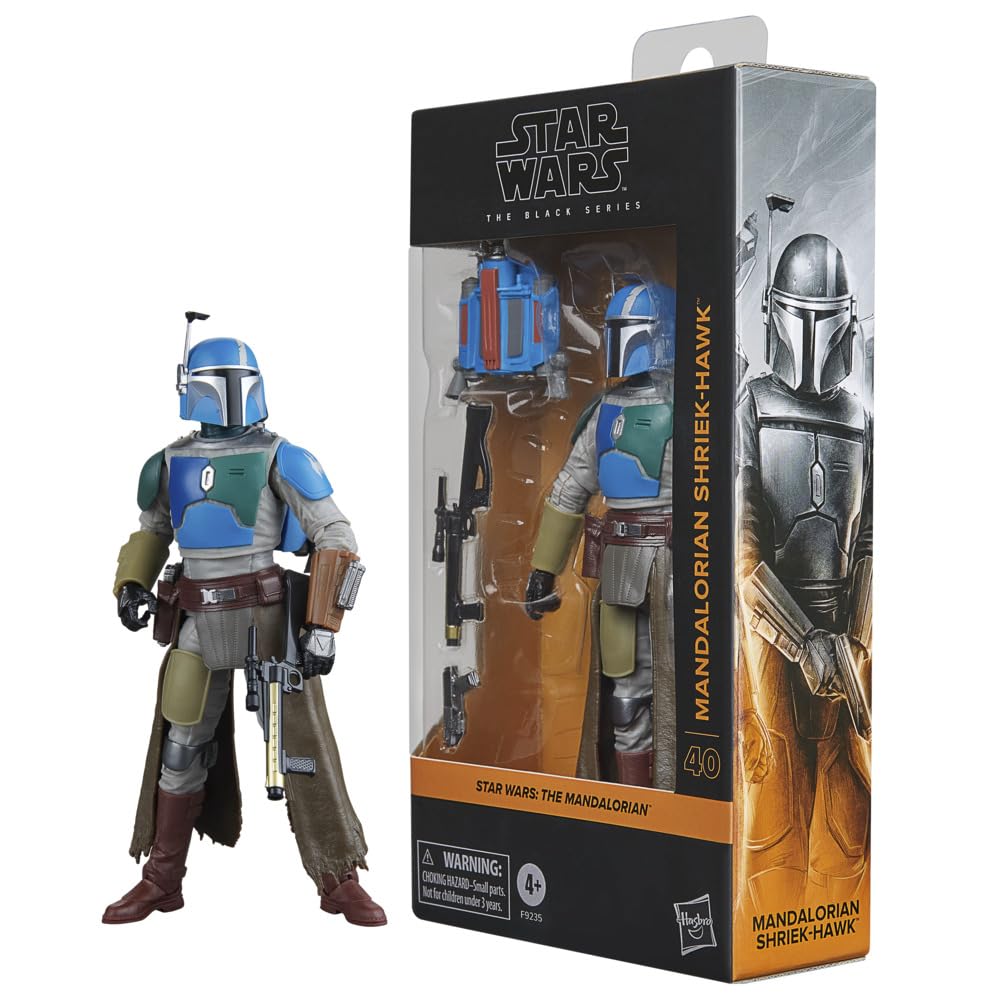STAR WARS Black Series Mandalorian Shriekhawk, Star Wars: The Mandalorian Collectible 6-Inch Action Figure