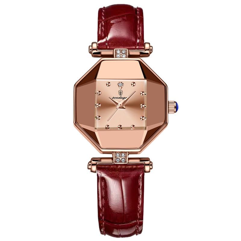 Top Brand New Waterproof Women's Watch Ultra-thin Quartz Diamond-encrusted Fashion Personalized Watch