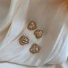 Handmade Heart DIY Decorative Buttons Sewing Material Clothing Accesories Metal Shank Buttons