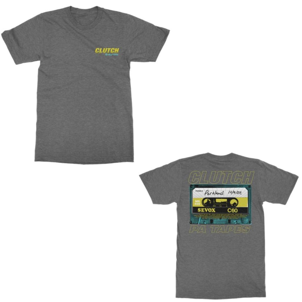 Clutch Band Graphic Cotton Tshirt Unisex Summer Short Sleeve Fashion Brand Tee Luxury Casual Vintage Retro Top