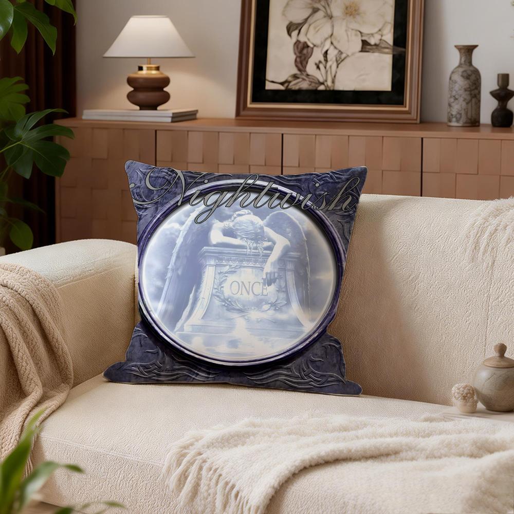 Nightwish Cushion Cover Cushion Cover Set 4Pcs 50X50 45X45 40X40 Pillowcase Decorative Sofa Home Decor