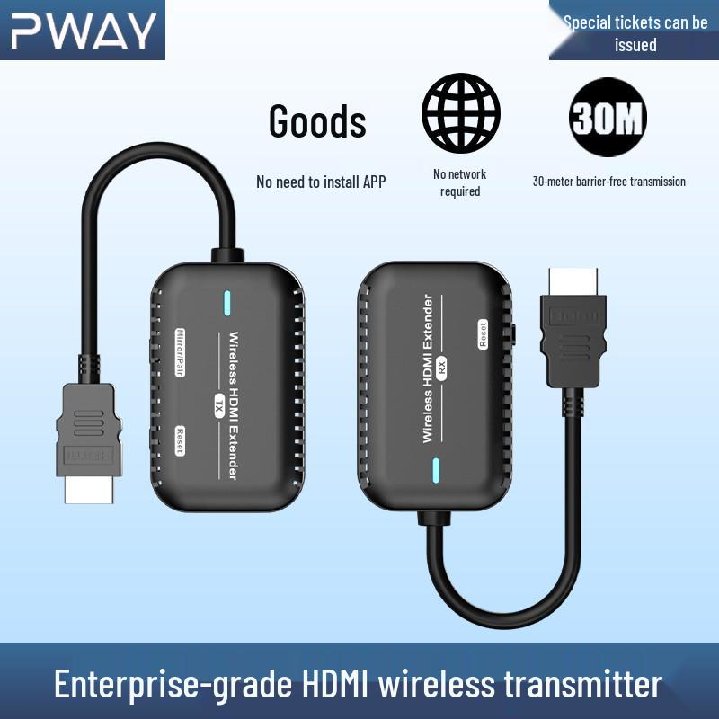 Transmițător Video HDMI Wireless 30m Extender de Înaltă Definiție pentru Partajare Ecran Conferință