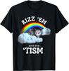 Autism Funny Rizz Em with The Tism Meme Autistic Opossum TShirt  Women Clothing Tops Graphic T Shirts  Ropa Mujer