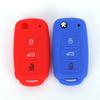 Silicone Rubber Key Fob Skin Cover Case For Vw Polo Golf 4 Mk5 6 Jetta Bora Beetle Tiguan Passat B5 B6 3 Button Remote Key