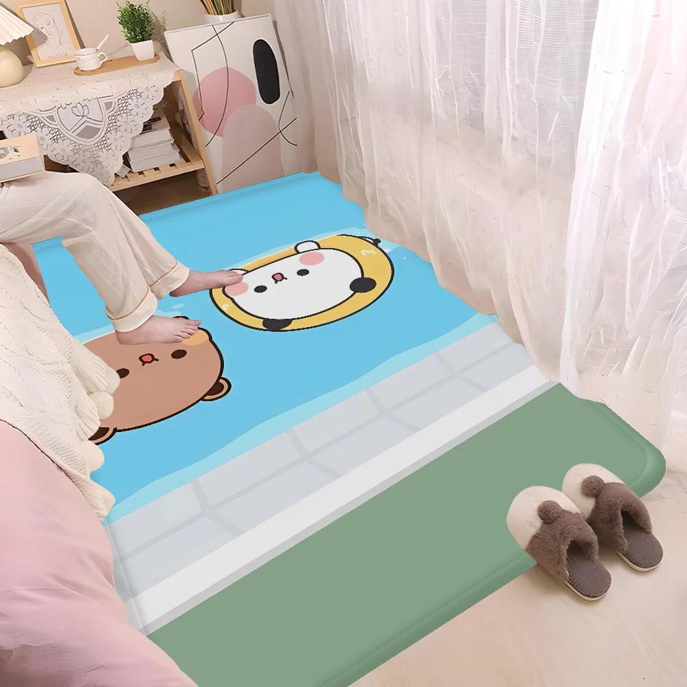 Bubu Dudu Bear Floor Mat Retro Multiple Choice Living Room Kitchen Rug Non-Slip Modern Home Decor