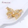 18K Gold Plated with Zircon Butterfly Beads Accessories,Spacers For Beads DIY Bracelets&Necklaces Jewelry Making Supplies