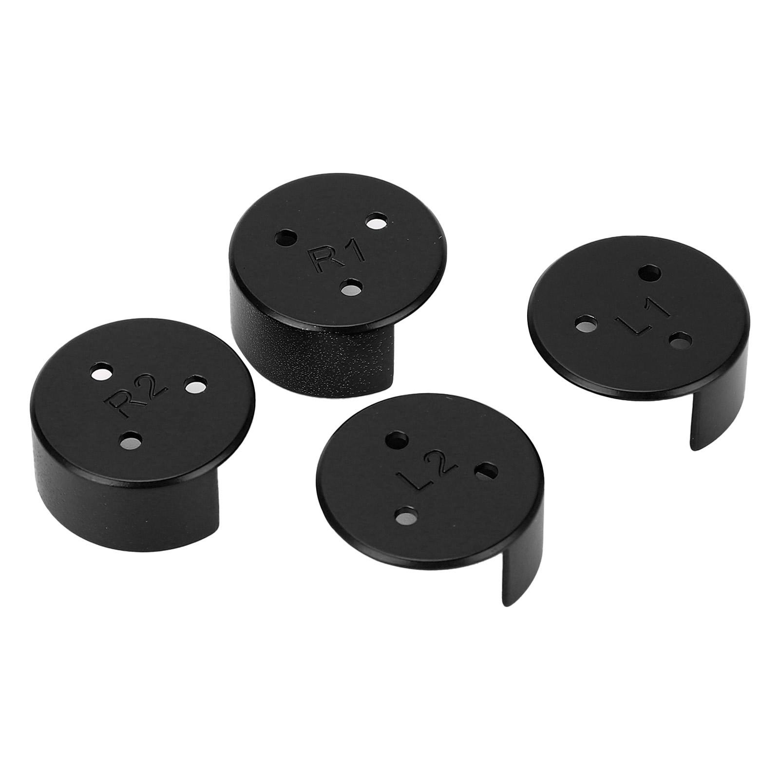 

4Pcs Drone Motor Protective Cover Aluminum Alloy Dustproof Engine Cap Replacement Accessories for Avata 2 Black чорний
