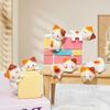 Cute Cat Figurine Mini Kitten Ornament Cartoon Animal Desktop Decor For Computer Monitor Edge Office Home Display Gifts