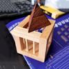 Cage Apart Triangle Wooden Brain Teaser Puzzle Cube IQ Logic Training Disentanglement Educational Toys For Kids Teens Adults