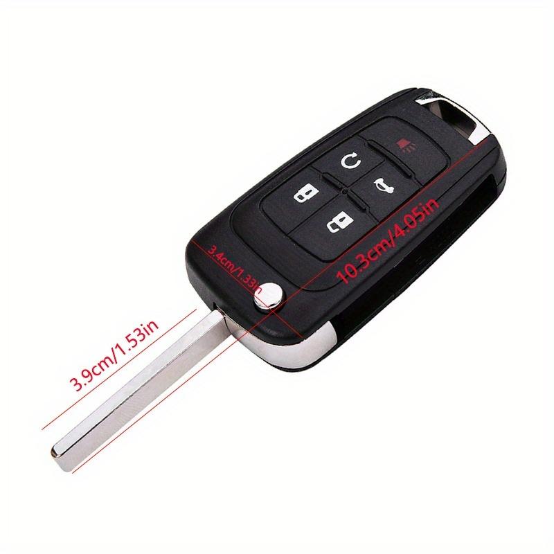 5 Buttons Flip Remote Key Shell For Chevrolet For Cruze For Equinox For Camaro For Malibu