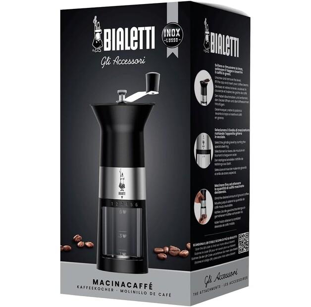 Manuell kaffekvern Bialetti i rustfritt stål (MCPRO001)