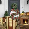 Christmas Front Door Decorations Realistic Christmas Door Garland Artificial Centerpieces Ornaments Decorations With Lights For