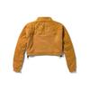 Timberland ® X Humberto Leon Future73 Collaboration Comfortable Warm Fitted Stand Collar Knitted Sweatshirt Women sweatshirt Wheat A5PH2-P47