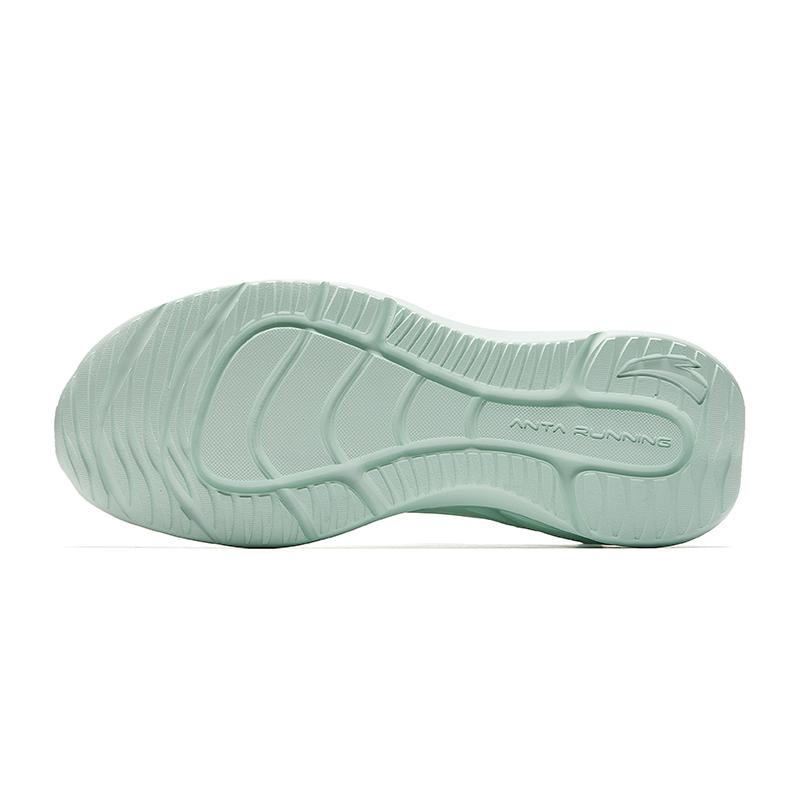 Anta Fly Comfortable Upgrade Height Increasing Lightweight Non-Slip Low-Top Casual Running Shoes Women Sneaker Light-Green 922535508-2