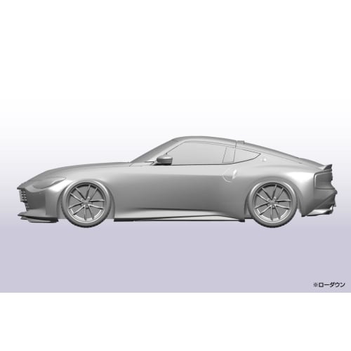 Aoshima Bunka Kyozai (AOSHIMA) 1/32 The Snap Kit Series Nissan RZ34 Fairlady Z Ikazuchi Yellow Pre-Colored Plastic Model Kit 17-A