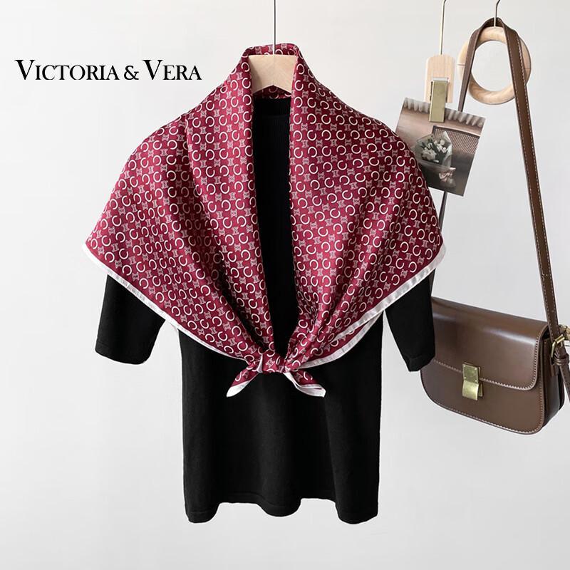VICTORIA&VERA Spring/Summer Printed Mulberry Silk Scarf