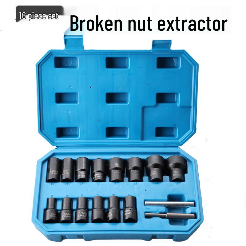 Anti-theft Car Tire Screw & Nut Extractor Tool for Damaged Bolts