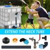 Adaptateur Tuyau Sac Tote Adaptateur Tuyau Sac Robinet en Alliage de Zinc avec Tube d'Extension Robinet Étanche Robinet d'Arrosage pour