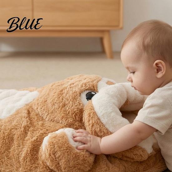 Indoor Outdoor Sleeping Bag Plush Rabbit Envelope Bag Lop-eared Bunny Slumber for Kids Portable Nap Mat Kids Animal Sack Home Travel Childhood