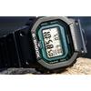 Casio Digital Series G-Shock Collaboration Model 200M Water Resistant Solar Quartz Movement Resin Strap Men watches Black GW-B5600MG-1PRL