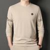 Autunno Nuovo Marchio di Moda Uomo Maglione Moda Gioventù Coreano Girocollo Casual Manica Lunga T-shirt Bottoming Shirt Uomo