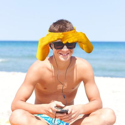 Ręczny daszek przeciwsłoneczny Kapelusz przeciwsłoneczny Lekki 3D Drukowany Rękawiczka przeciwsłoneczna Hands-Free na twarz Ochrona UV Kapelusz przeciwsłoneczny w kształcie dłoni do chłodzenia