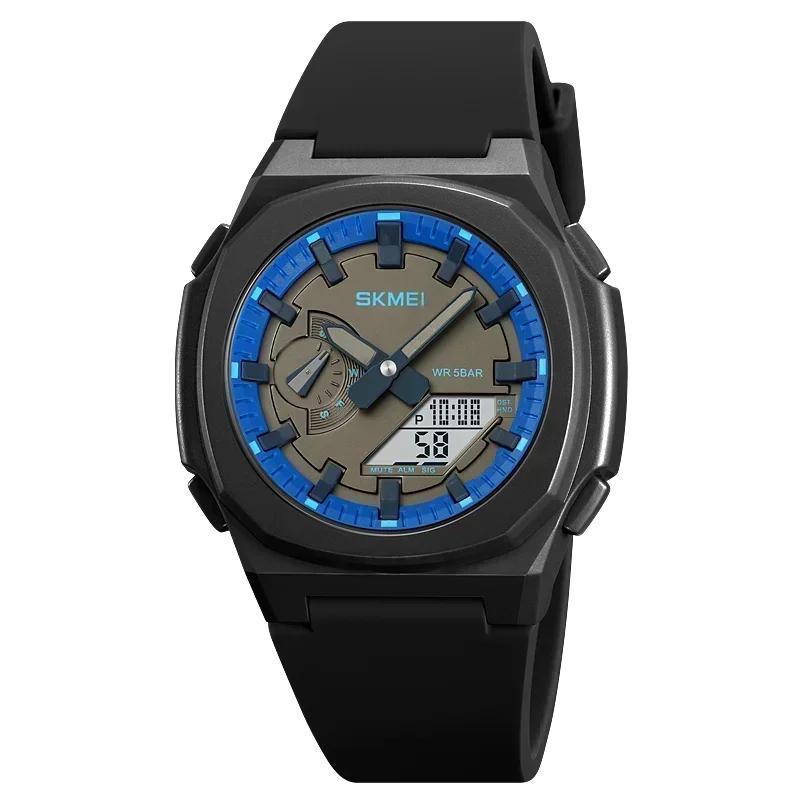 SKMEI 2091 Waterproof Men Countdown Chrono Wriswatch 5 Alarms Date Clock Reloj Hombre with Japan Digital Movement Sport Watches