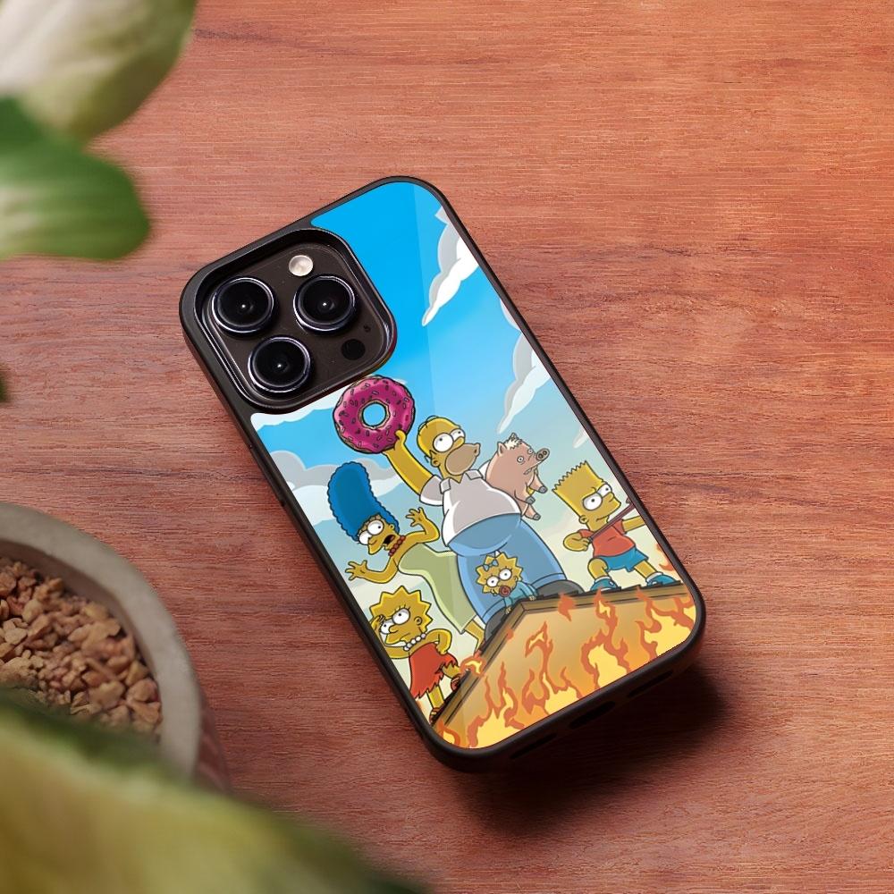 

The S-simpsonss Phone Case for Iphone 16 15 14 13 Pro Max 12 11 Mini 7 8 Plus Se Xr X Xs Fundas Shell PC+TPU Cover iPhone 15