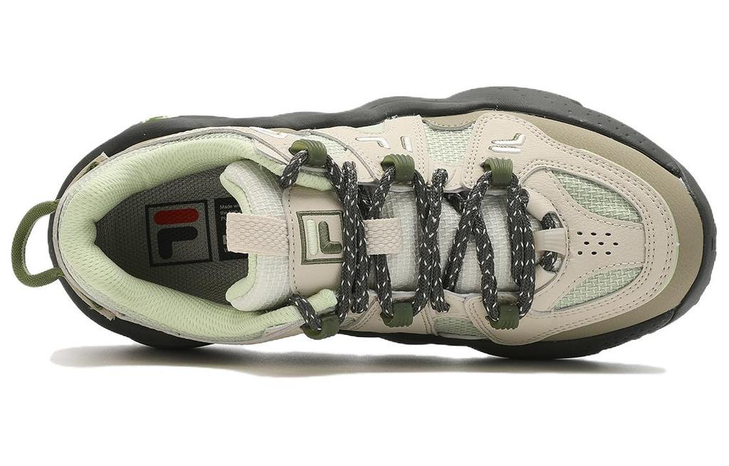 Fila Low Top Casual City Commuting Running Shoes Women's Green White