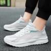 fashion New Men's Running Shoes Platform Mesh Summer Breathable Fashion Lacing Casual Hiking Shoes Comfortable Sneakers Shoes Tennis