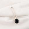 Black Onyx 925 Solid Sterling Silver Pendant, Handmade Gemstone Jewelry Pendant For Memorial Day