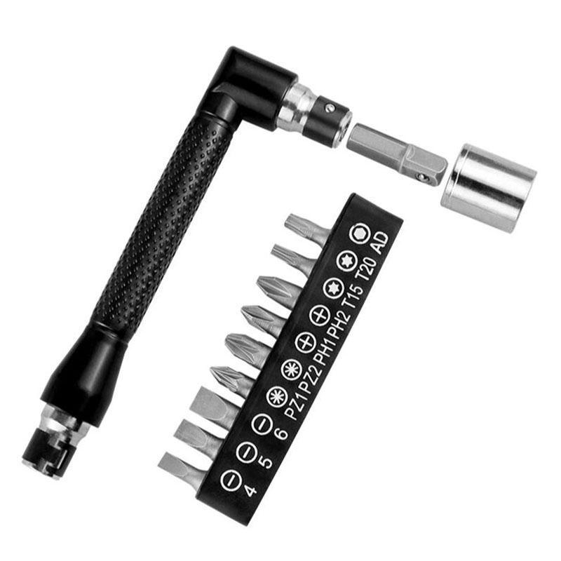 Durable Double-ended Socket Screwdriver Set L-shaped Wrench Multi-function Socket Tool Portable Alloy Screwdriver Bits Home