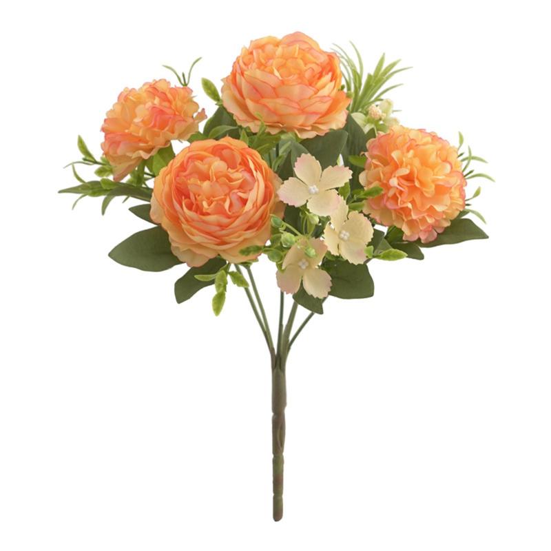 1 Stück Künstliche Blumen Chrysantheme Pfingstrose Festival-Accessoire Heim Zimmer Garten Arrangement Hochzeitskranz Brautstrauß Dekor