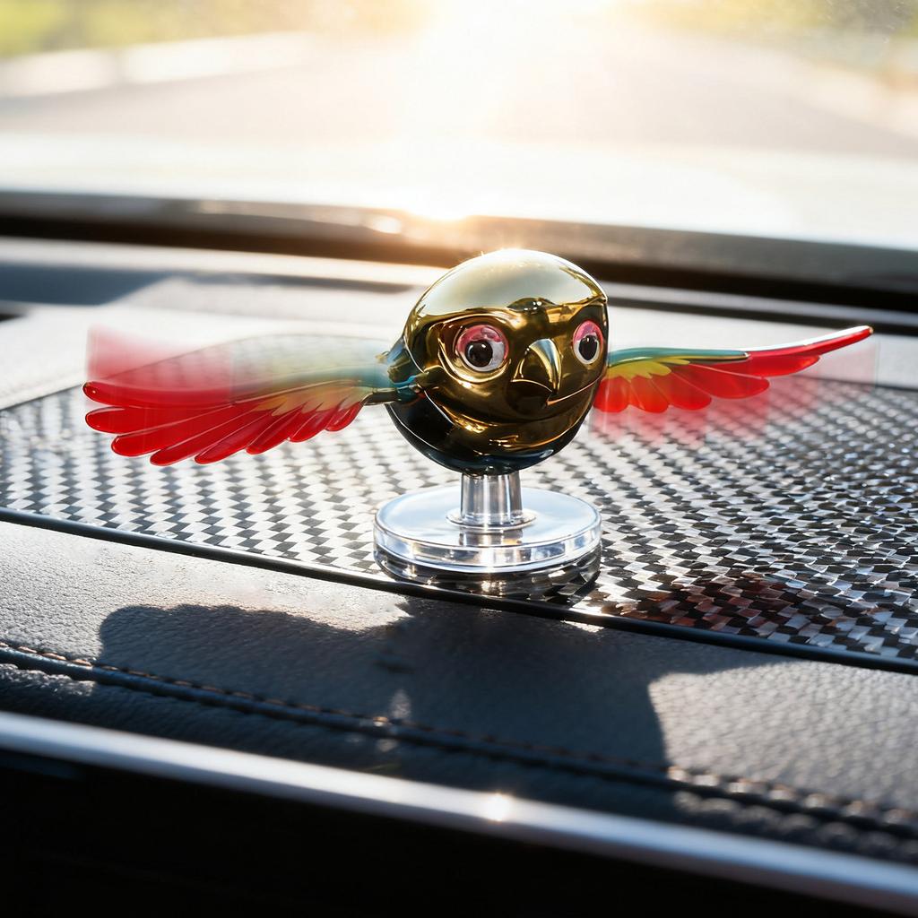 Simulation Companion Bird Car Ornament Fun Toy