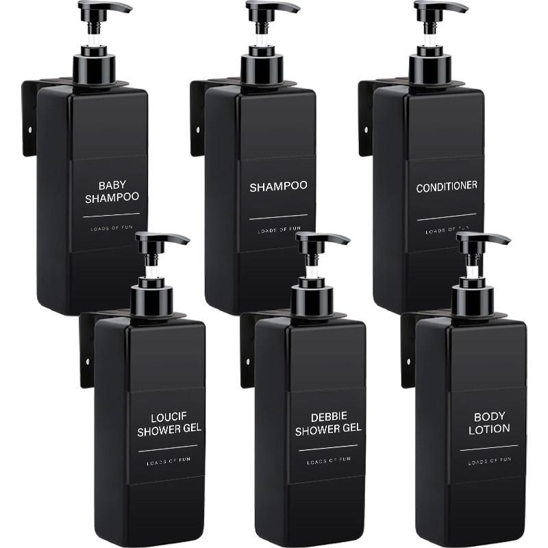 500ML Soap Dispenser Refillable Shampoo Conditioner Hands and Dishes Soap Dispenser Bottle for Kitchen Bathroom