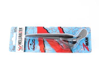 Zman Hell Raizer Tail Blade 5 Zoll sinkender Köder Mattschwarz (3468)