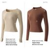 Top Sottile Manica Lunga Antibatterico Dimagrante in Lana Fairy 7A
