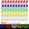 50Pcs T10 194 168 2825 Led Speedometer Instrument Gauge Cluster Dash Light Bulbs