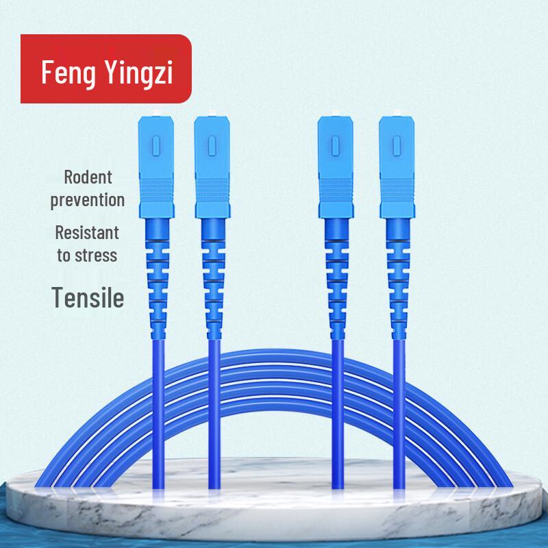Armored Single-Mode Fiber Optic Patch Cable