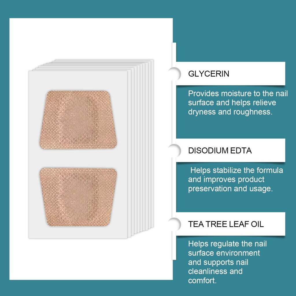 Nail Care Patches For Maintaining Nail , Cleaning, And Daily Moisturizing. Nail Care Patches