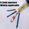 Double Head Screwdirver Bit Holder Quick Release Double Head Drill Bit Holder 1/4 Inch Hex Inner Hole for Power Drill