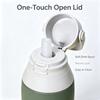 1 Stück Outdoor Camping Sport Isolierflasche 500/750ML Große Kapazität Edelstahl Direkter Trinkbecher Fitnessstudio Wasserflasche Tragbar